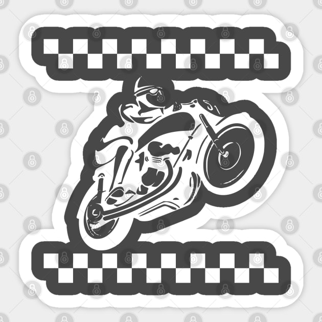 Vintage Race Sticker by debageur